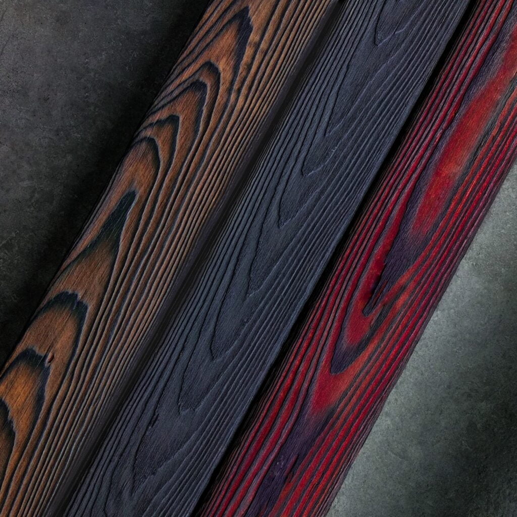 Shou Sugi Ban Colors | Burnt Wood Color Collection Finishes
