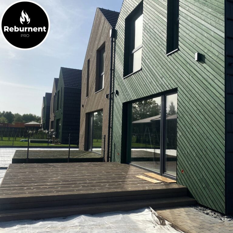 kotedžų vidiniai kiemeliai